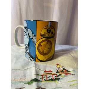 Star Wars mug, StormTrooper pics,,,other characters. 4 in. tall, EUC